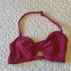 Bombshell Sportswear hot pink Twist Bralette